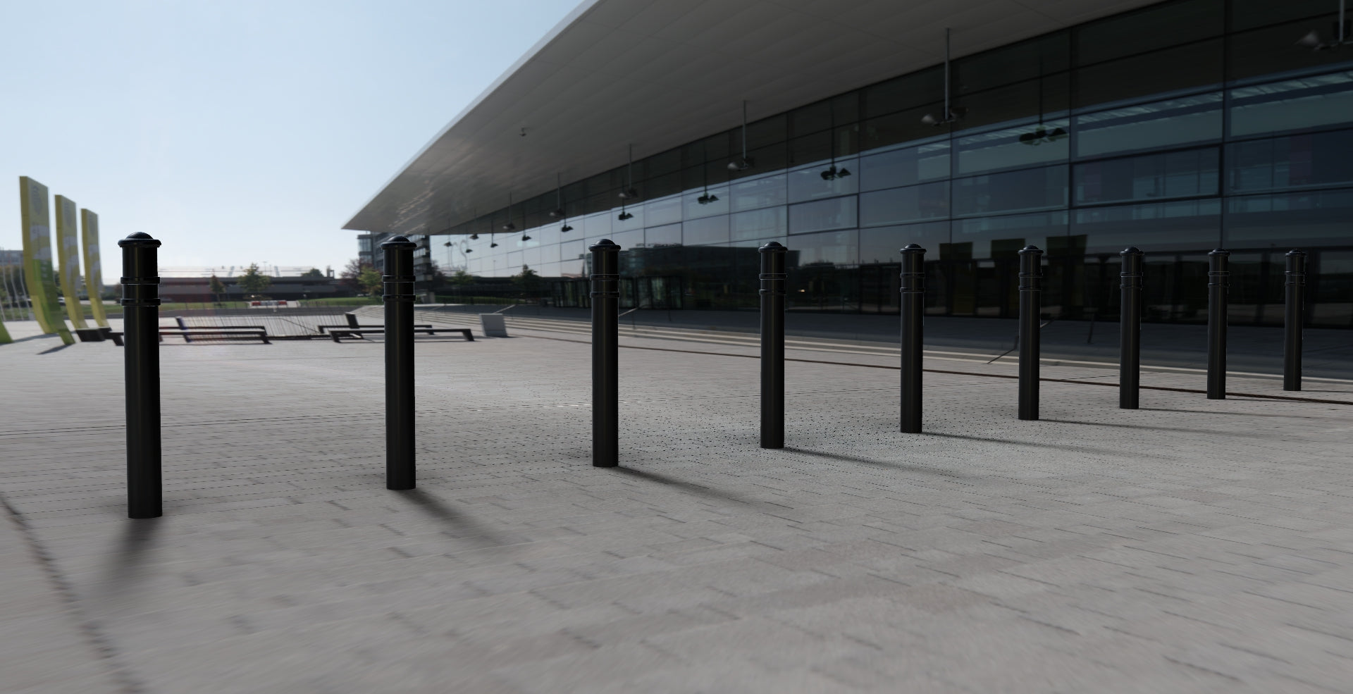 GFC1700 Premium Ornamental Steel Bollard 1