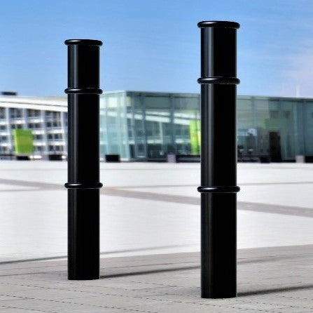 Vistashield Steel Bollard – 900mm | Elegant Anti-Ram Security Post for Driveways, Shops & Public Spaces