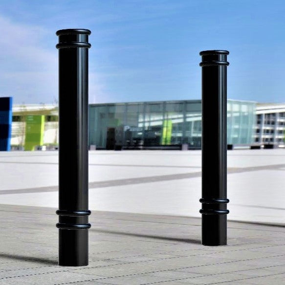 Elanora Accents Steel Bollard – 900mm Above Ground | Decorative Anti-Ram Barrier for Urban Safety & Property Protection