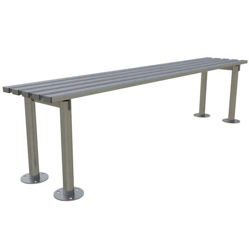 ModuForge 1800mm Steel Bench – Durable Outdoor Seating for Parks & Schools