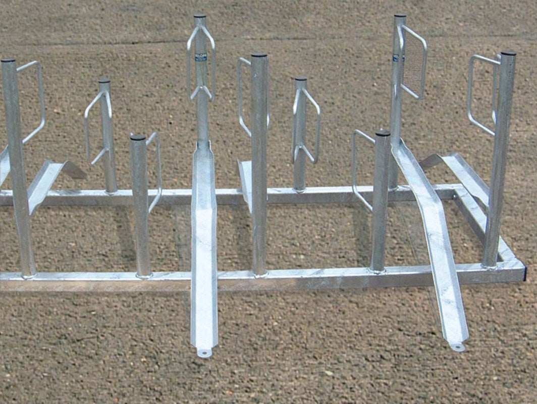 Slate Gray Double Sided Cycle Rack Type A