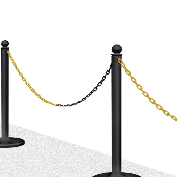 Lavender Galvanised Steel Barrier Chain - 10m Length