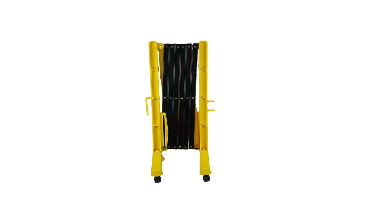 Black Terminal Expandable Safety Barrier