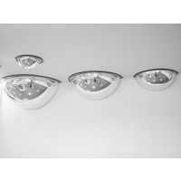 Light Gray Hemispherical Internal Security Mirrors