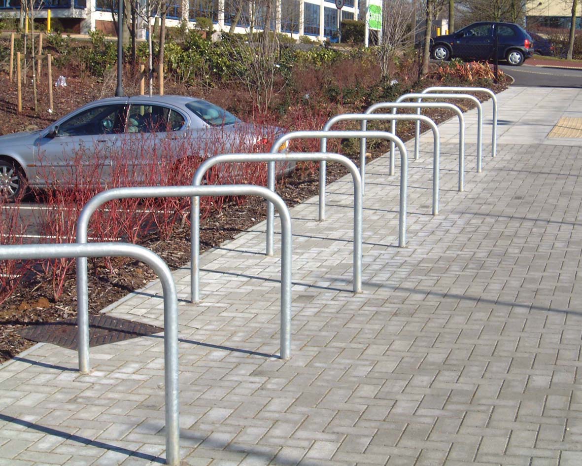 SteelShef Cycle Stand – 48mm Heavy-Duty Bike Rack for 2 Bicycles | Galvanised or Stainless Steel | Surface or In-Ground Mount