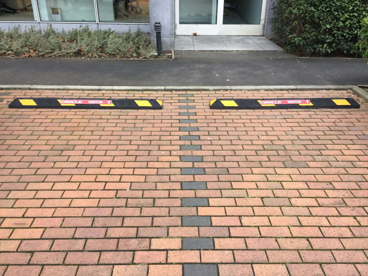 Rosy Brown Rubber Wheel Stop 1800mm