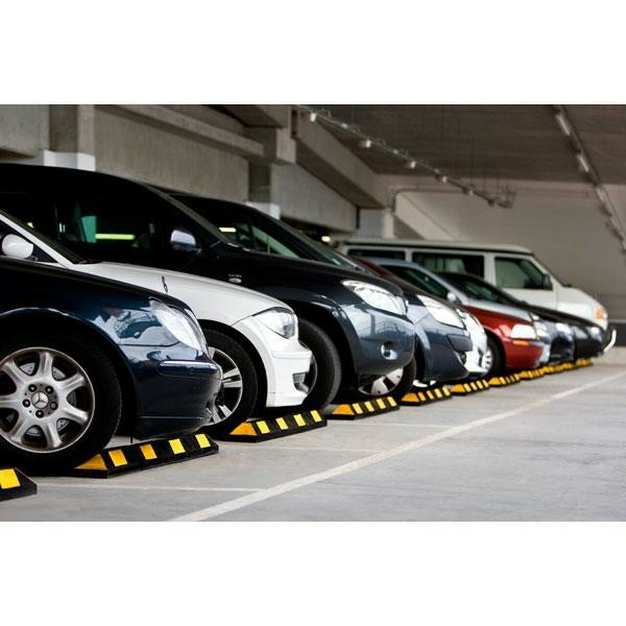 Dark Slate Gray Rubber Wheel Stop 1800mm