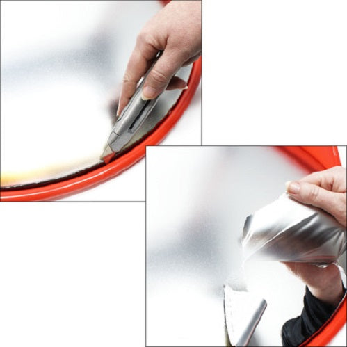 Light Gray Traffic Safety Mirror - 600mm