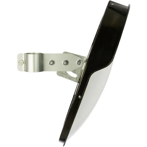 Black Weatherproof In & Outdoors Traffic Mirror With holder