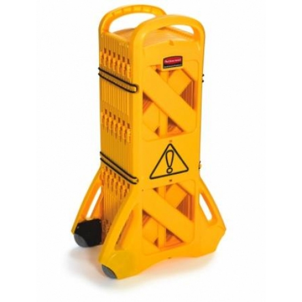 Goldenrod Yellow and Black Portable Safety Barrier