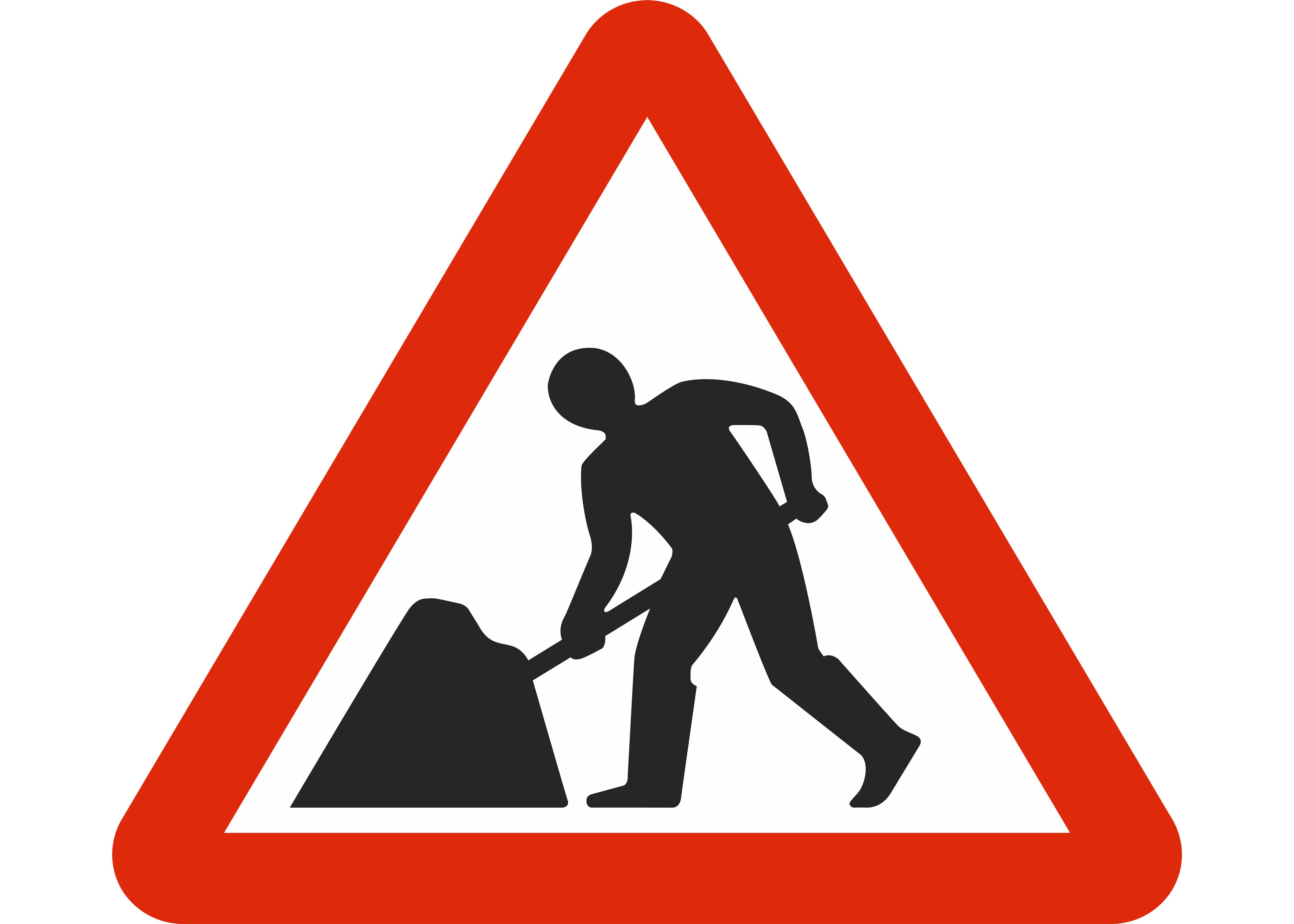 750mm Triangular Metal Sign Faces