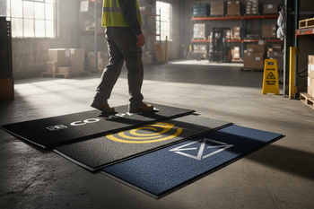 Premium Custom Printed Entrance Mat with High-Definition Logo, Durable Nylon Surface, and Anti-Slip Backing for Commercial Use