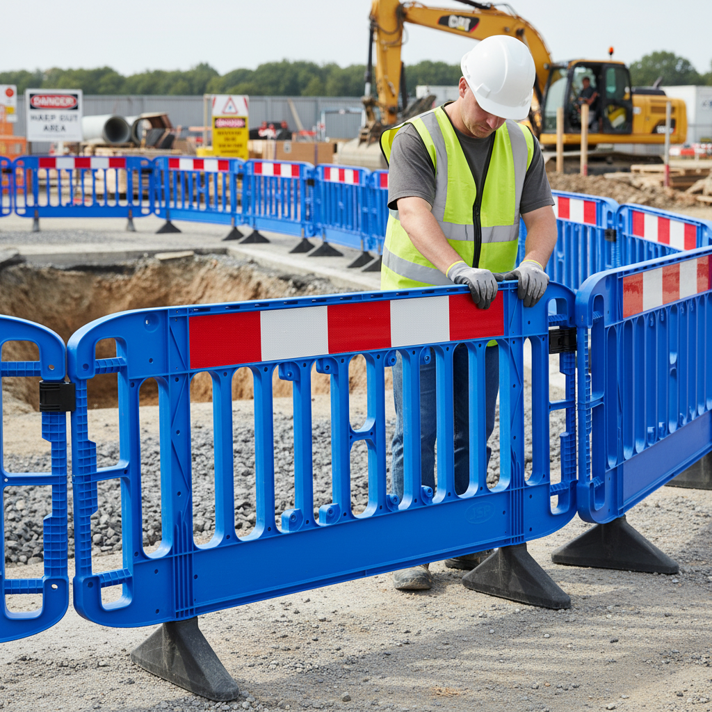 Premium Heavy Duty Injection Moulded Safety Barrier - Strong and Lightweight with Couplers for Versatile Setup | Barriers Co