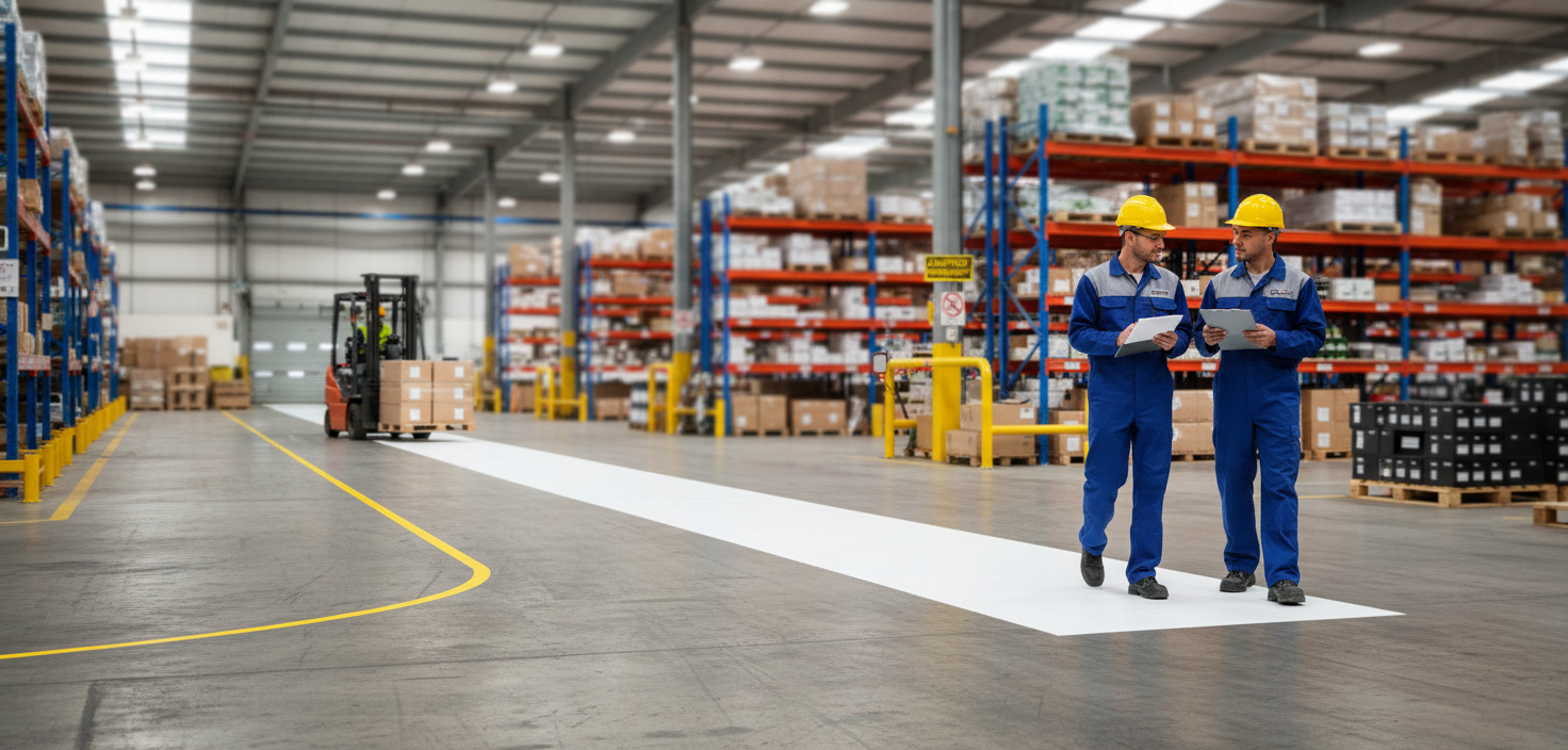 Premium Thermoplastic Road Marking Rolls for Long-Life Performance - Various Widths in White or Yellow