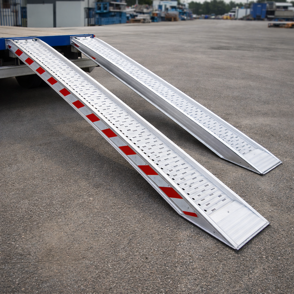 Aluminium Loading Ramps – 3000x580mm – 14000kg Capacity – Industrial Use