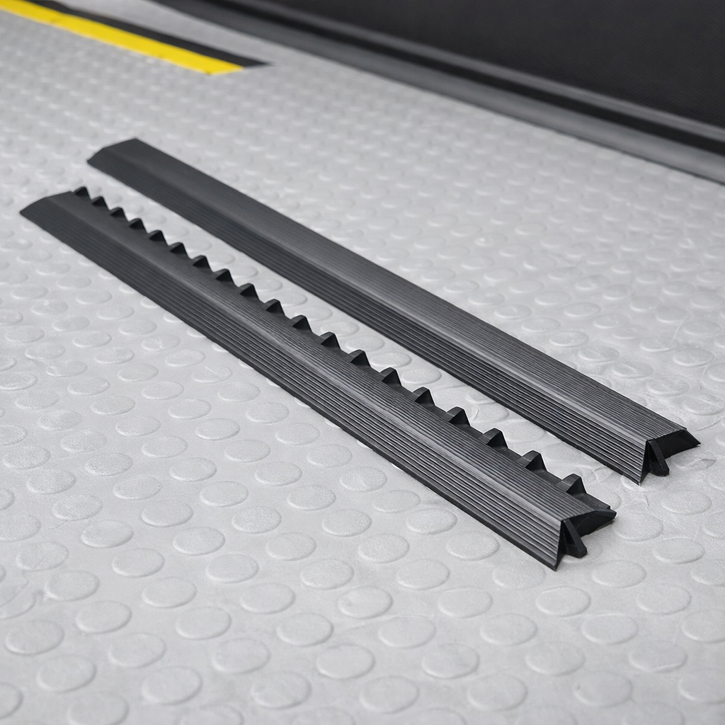 Heavy Duty Nitrile Ramp – 91 cm Black – Anti-Fatigue – Industrial Use