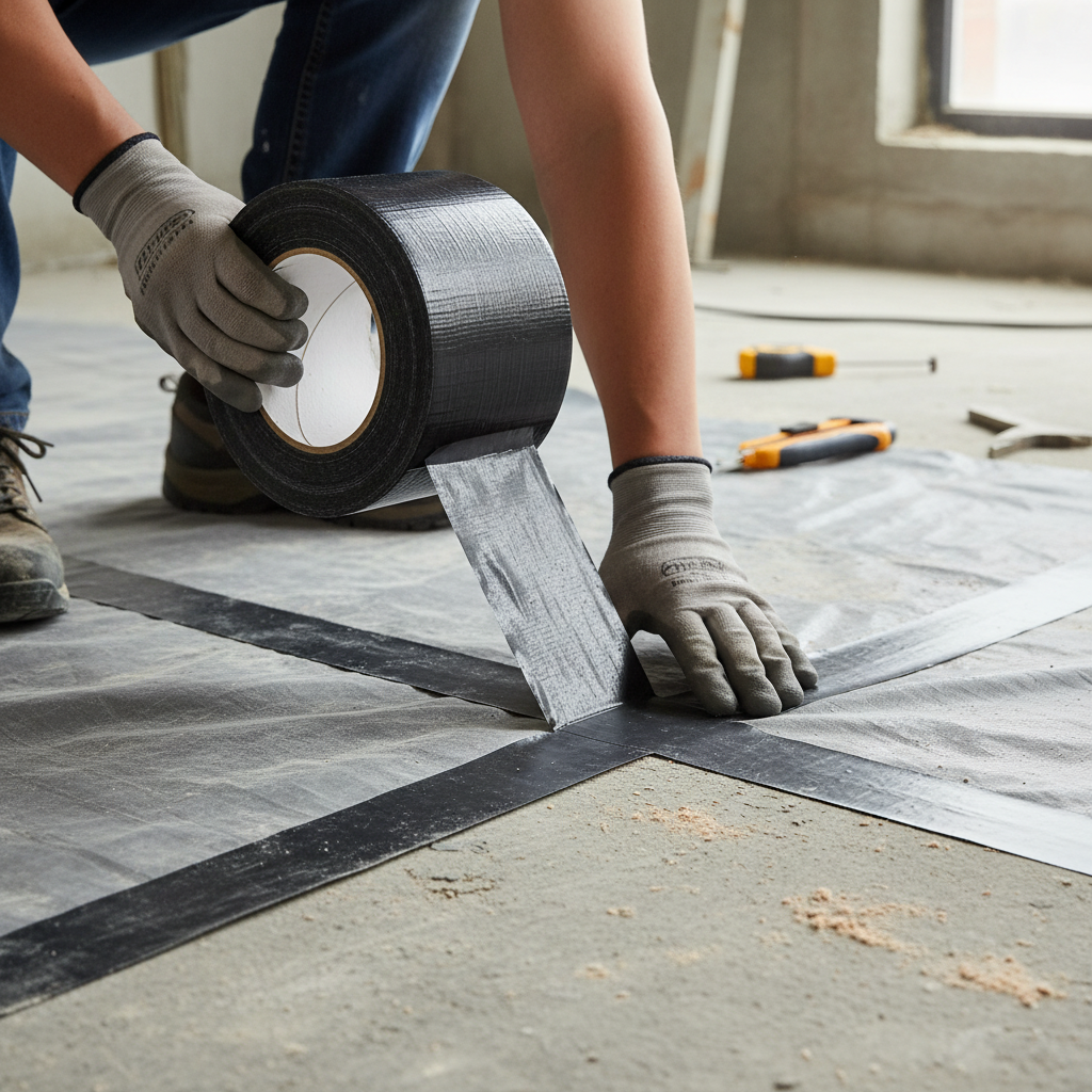 Premium Heavy Duty Cloth Membrane Joining Tape 100mm x 50m for Geotextile Fleece Applications | Barriers Co
