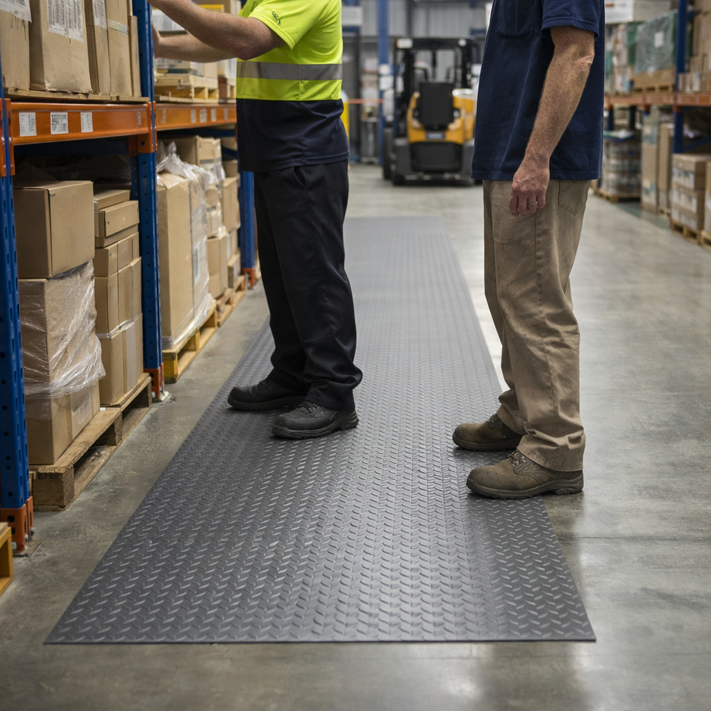 Anti-Fatigue Mat – Grey – 14mm Thick – Industrial Use