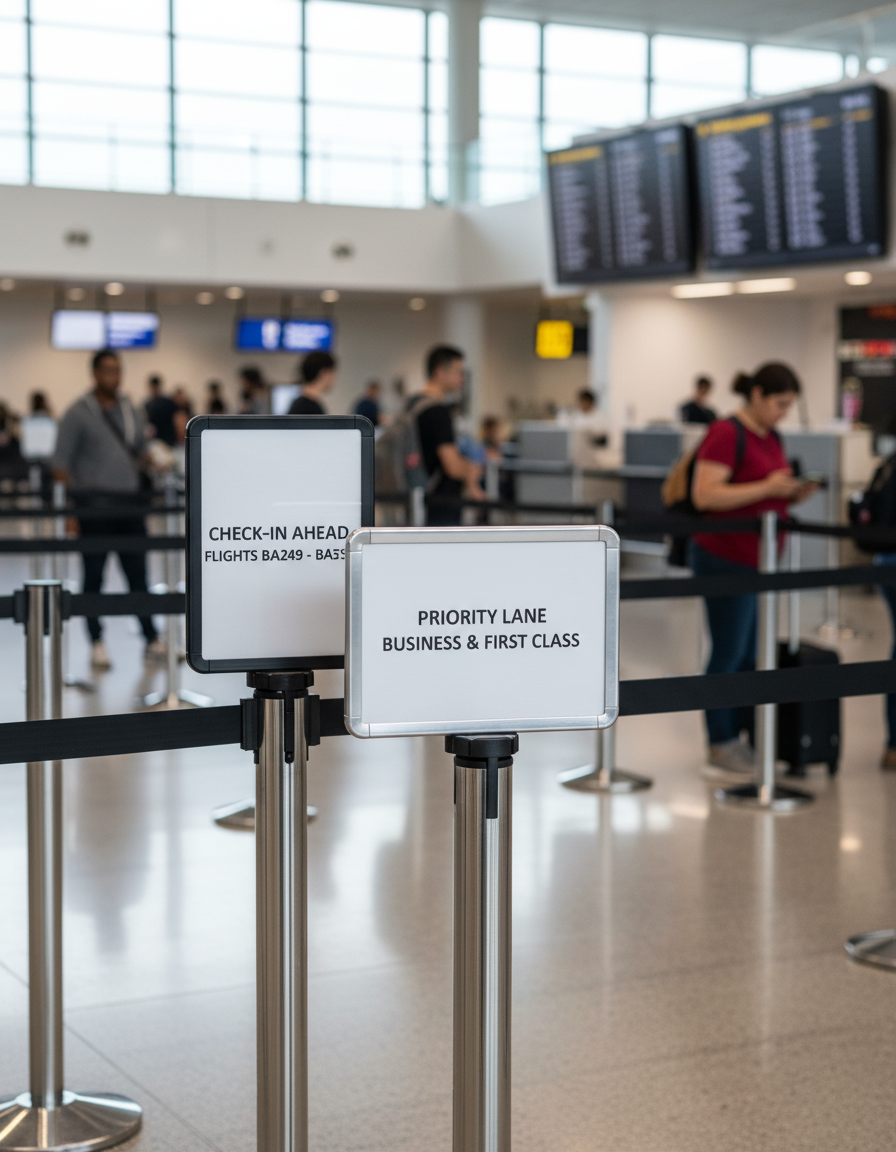 Premium Sign Holder for Outdoor and Route Barriers - Durable Frame for Easy Mounting