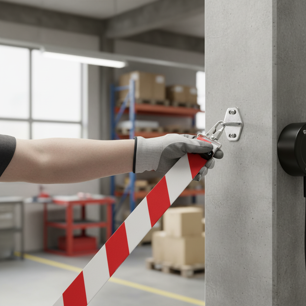 Premium Wall Mount Barrier Reel Belt - Durable and High-Performance Safety Solution for Crowd Control and Event Management