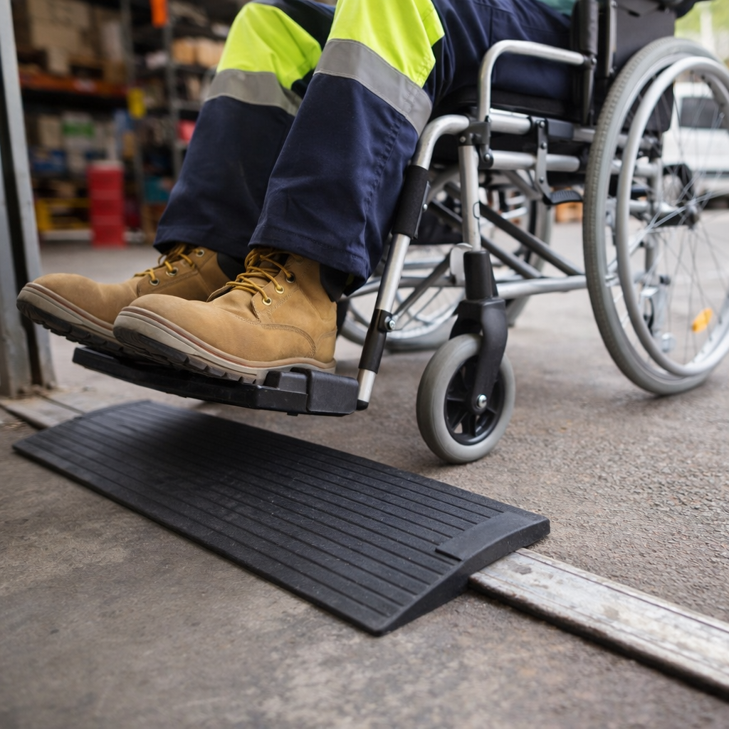 Rubber Threshold Ramps – Up to 30mm High – 500kg Capacity – Mobility Aid