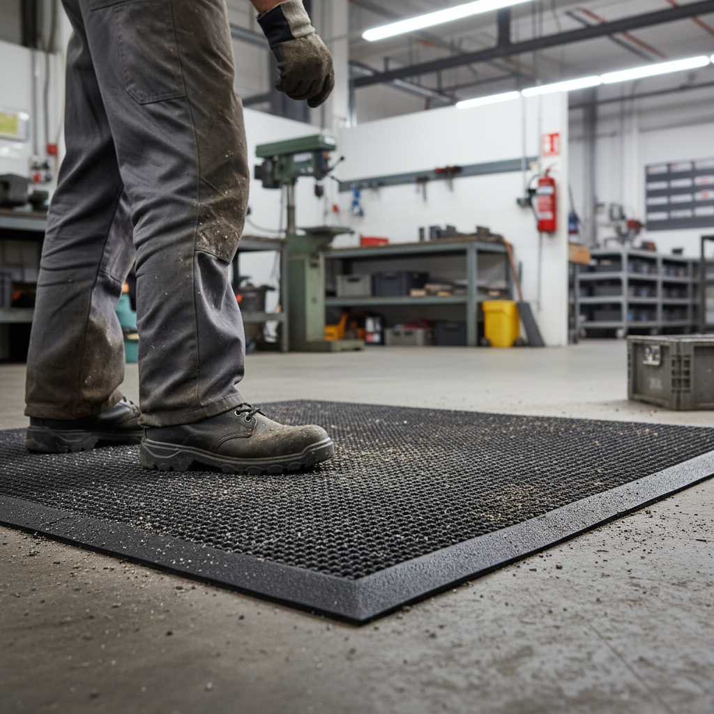 Premium Heavy Duty Anti-Slip Hygiene Mat with Disinfectant Solution Capacity for Food Preparation Areas | Barriers Co