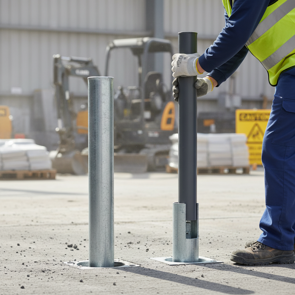 Premium Ground Socket for Ø 60 / Ø 76 mm Tube Posts with Arresting Mechanism - Durable Hot-Dip Galvanized Steel