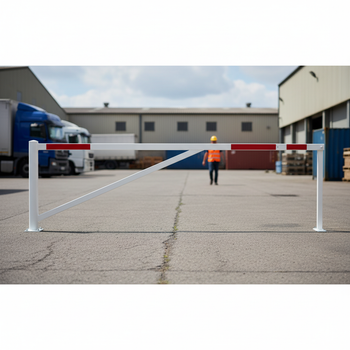 Premium Adjustable Swivel Barrier with Extendable Boom for Temporary Access and Maintenance Work