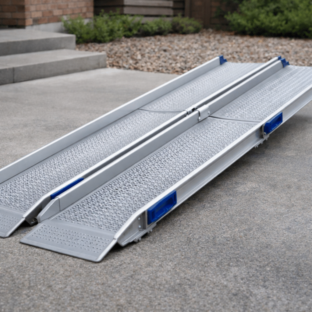 Folding Channel Ramp – 212cm – Lightweight – Kerbs & Steps