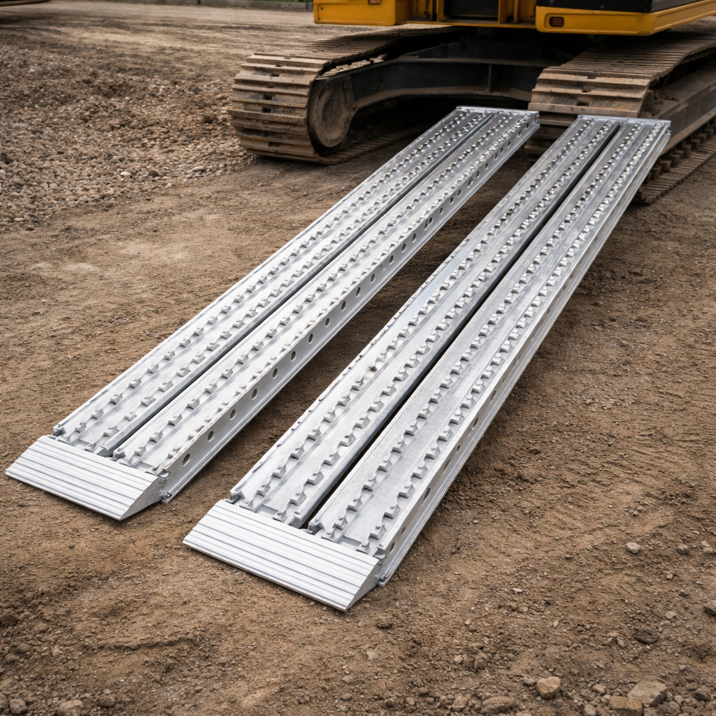 Heavy Duty Loading Ramps – 2500mm x 450mm – 34,000kg Capacity – Industrial Use