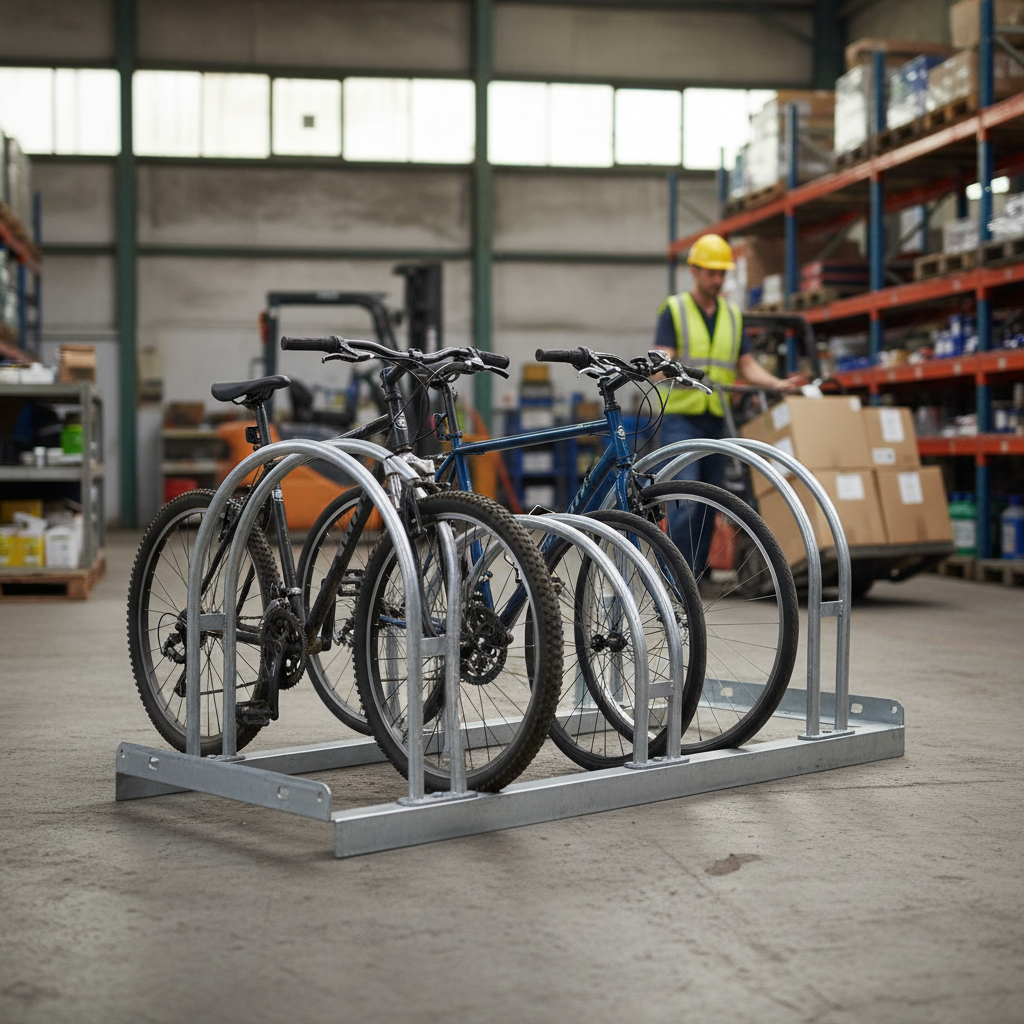 Professional Modular Bike Rack with Dual Direction Storage and Hot-Dip Galvanised Steel Construction for... | Barriers Co