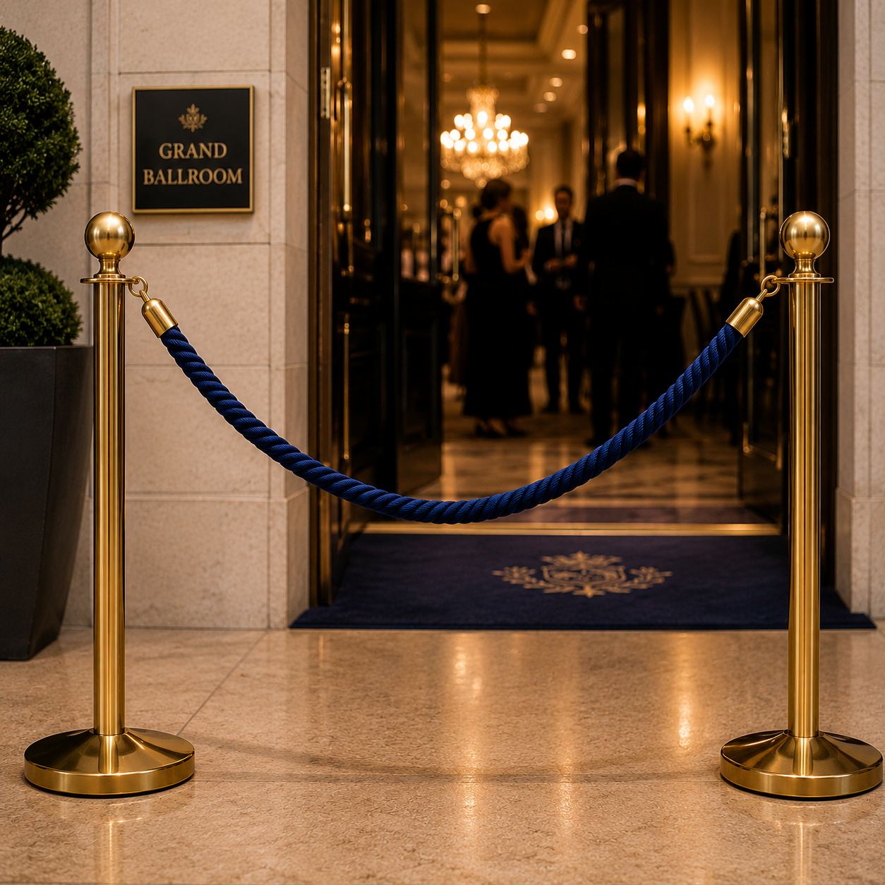 Premium Polypropylene Barrier Rope with Snap Ends for Event Management