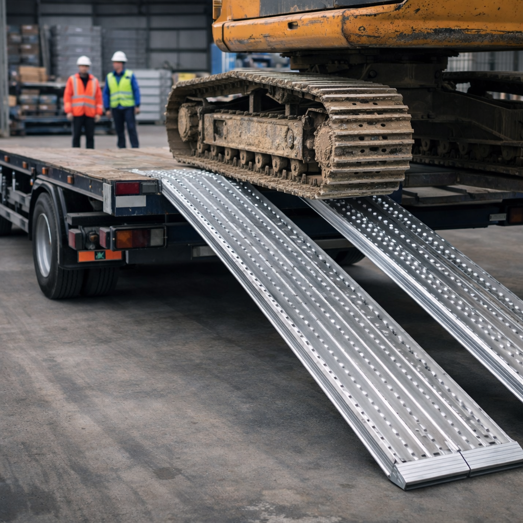 Heavy Duty Loading Ramps – 2500mm x 600mm – 48,000kg Capacity – Industrial Use