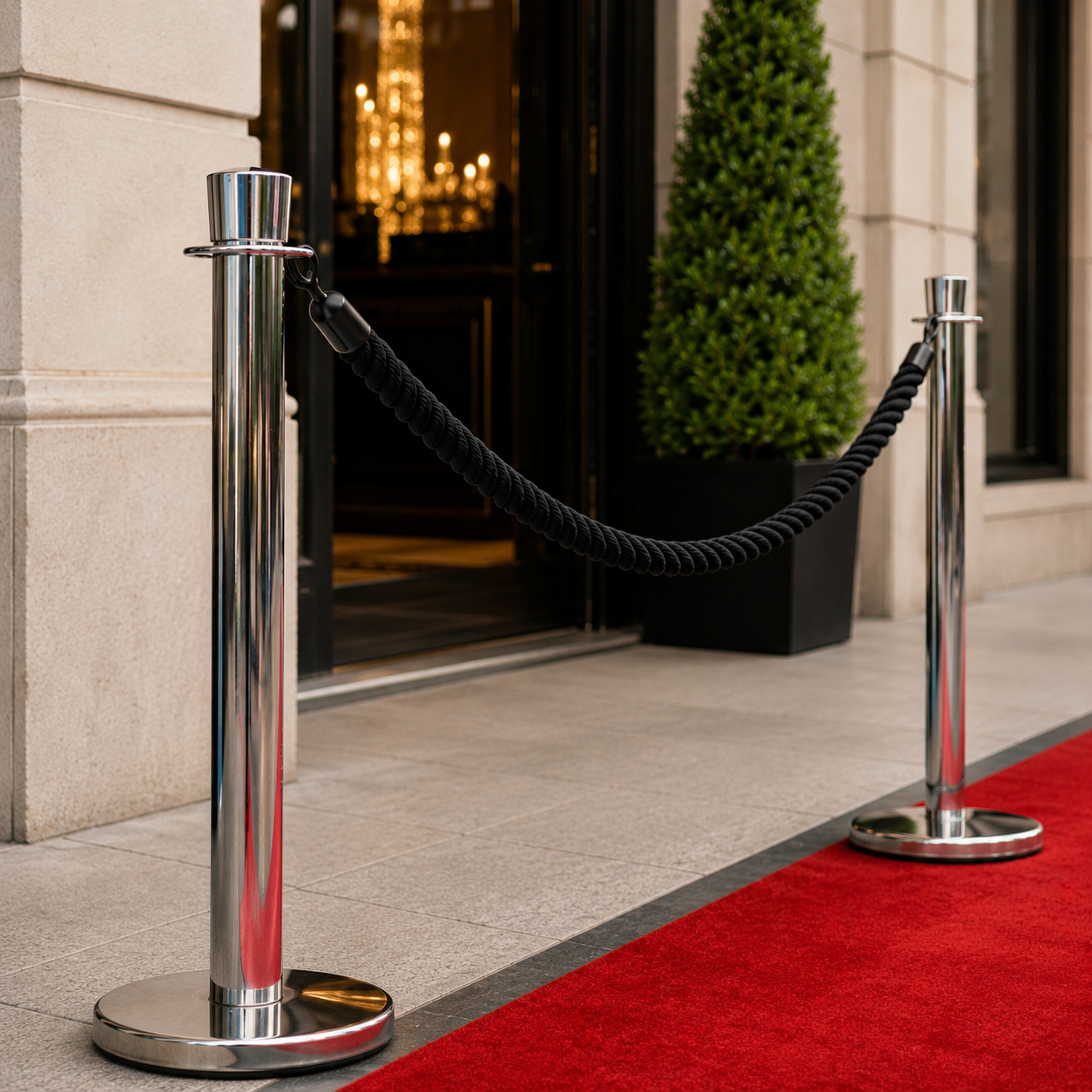Premium Polypropylene Barrier Rope with Snap Ends for Event Management