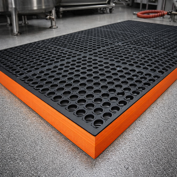 Anti-Fatigue Nitrile Mats Kit – Black – Industrial Grade – Wet/Dry Use