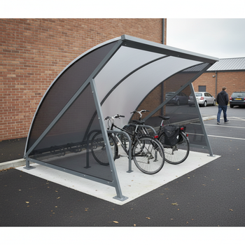 Premium Upper Side Cladding Panels for Bike Shelter - Enhanced Protection for Weather Elements