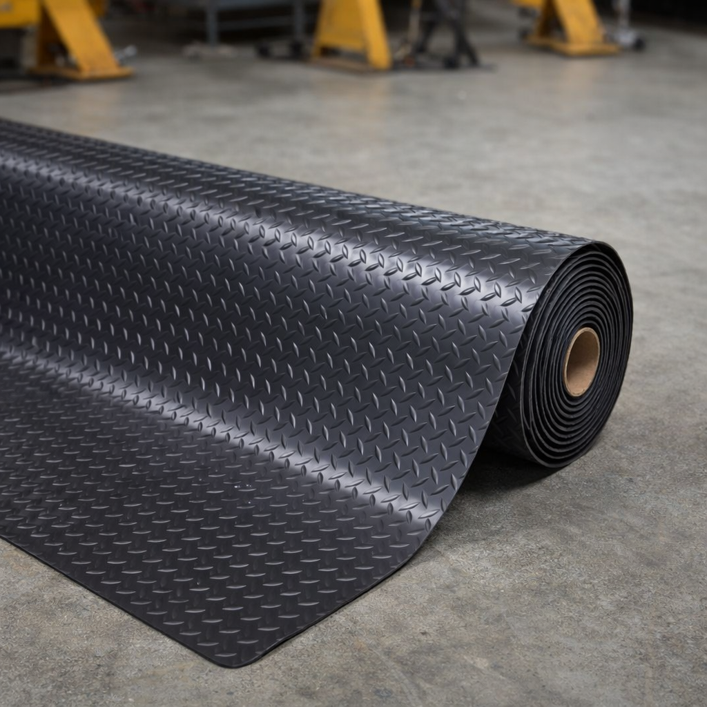 Anti-Fatigue Mat – Black – 14mm Thick, Slip Resistant – Indoor Use