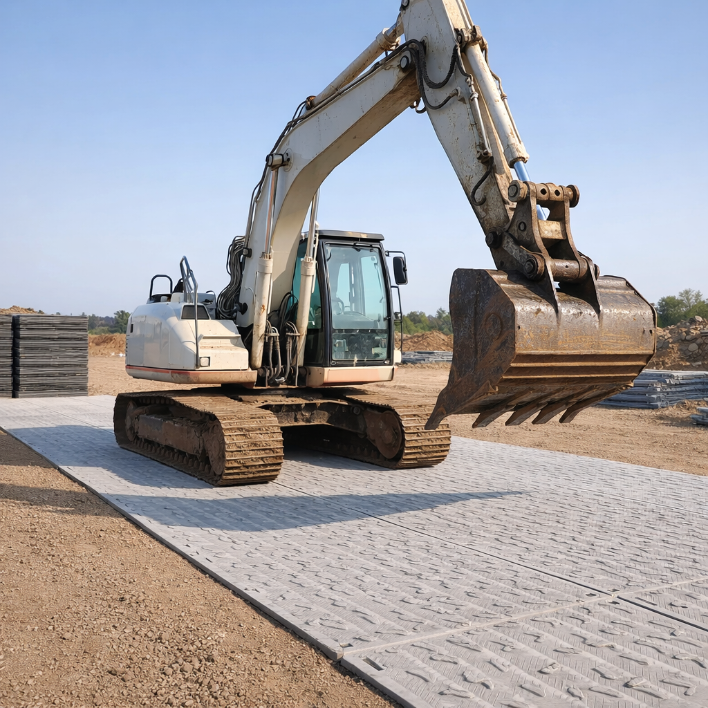 Heavy Duty Mats – 2400mm x 1200mm – 60,000kg Capacity – Vehicle & Pedestrian Use