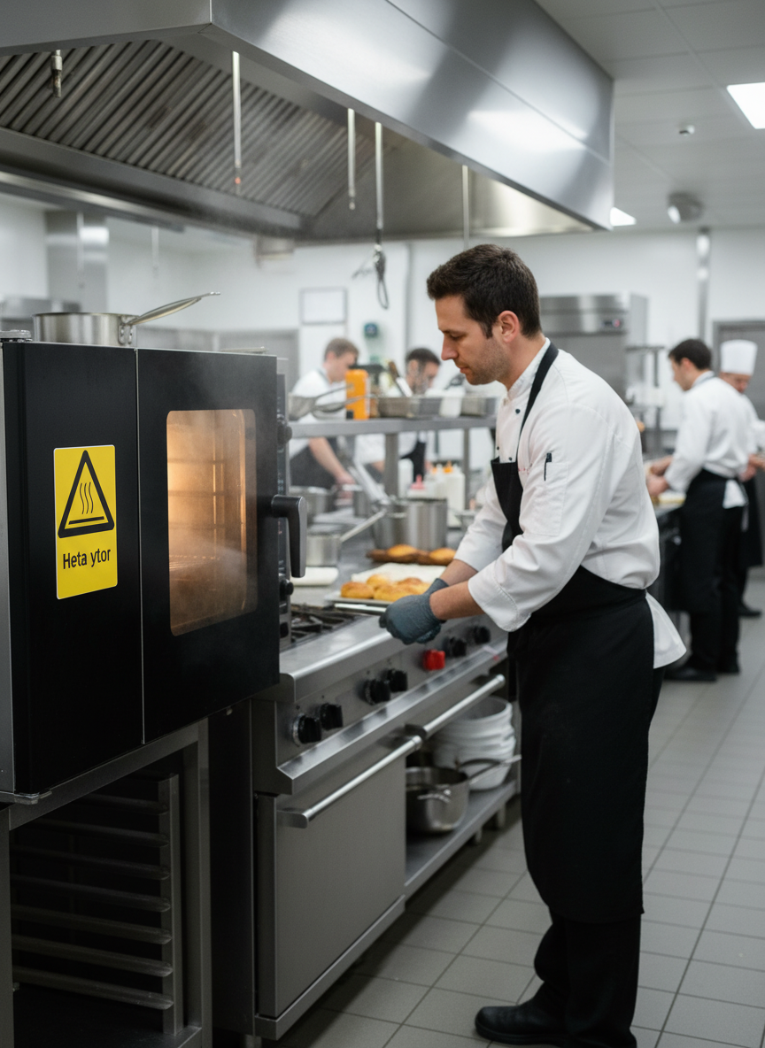 Premium Warning Sign for Hot Surfaces - Durable PVC and Aluminum Options with Easy Mounting Solutions