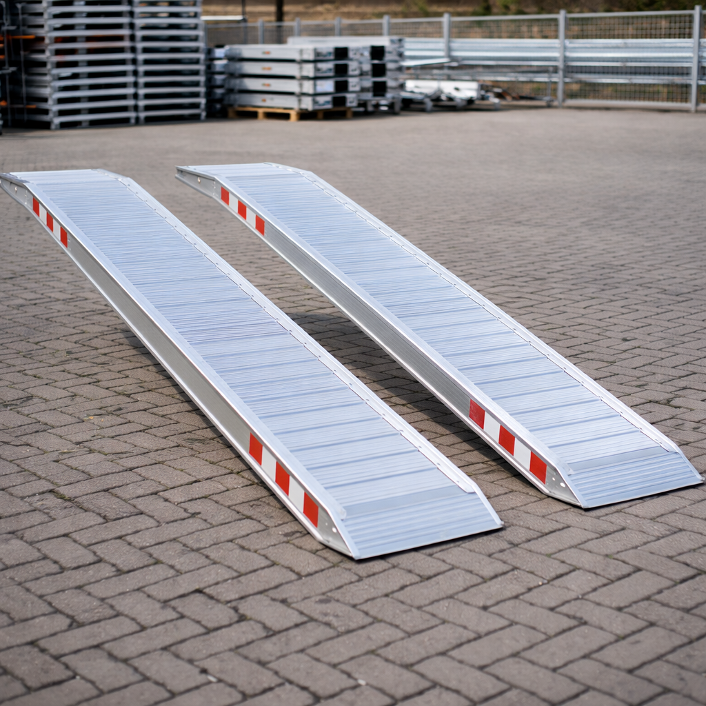 Aluminium Loading Ramps – 5000mm x 510mm – 4210kg Capacity – Industrial Use
