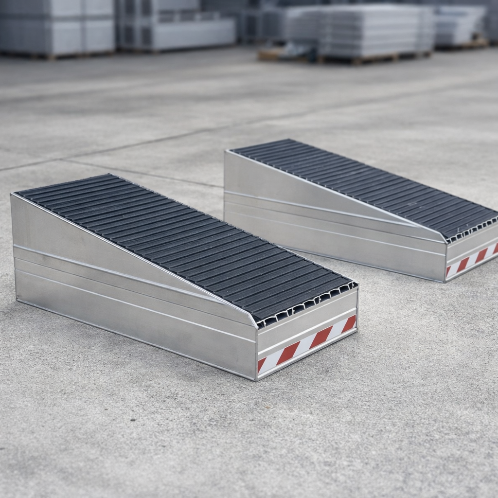 Aluminium Wheel Risers 145-310mm H, 12,000kg ? Commercial