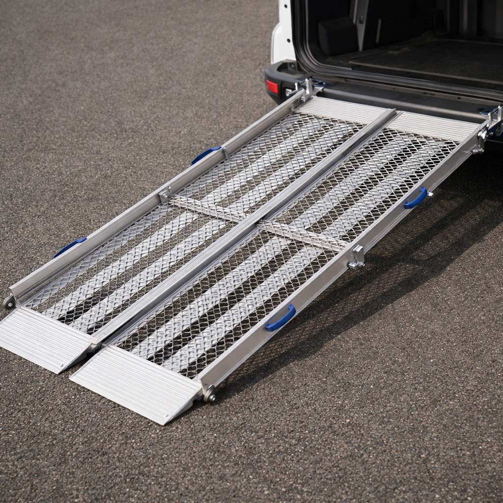 Folding Vehicle Ramp – 900mm Wide – 400kg Capacity – Mobility Access