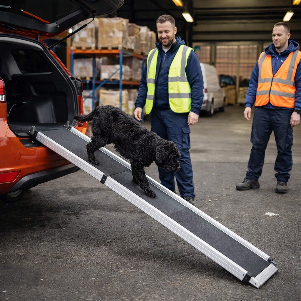 Telescopic Dog Ramp – 1800mm Length – 90kg Capacity – Car Access