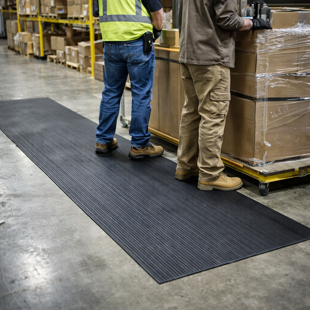 Anti-Fatigue Mat – Black – 9.4mm Thick – Light Duty