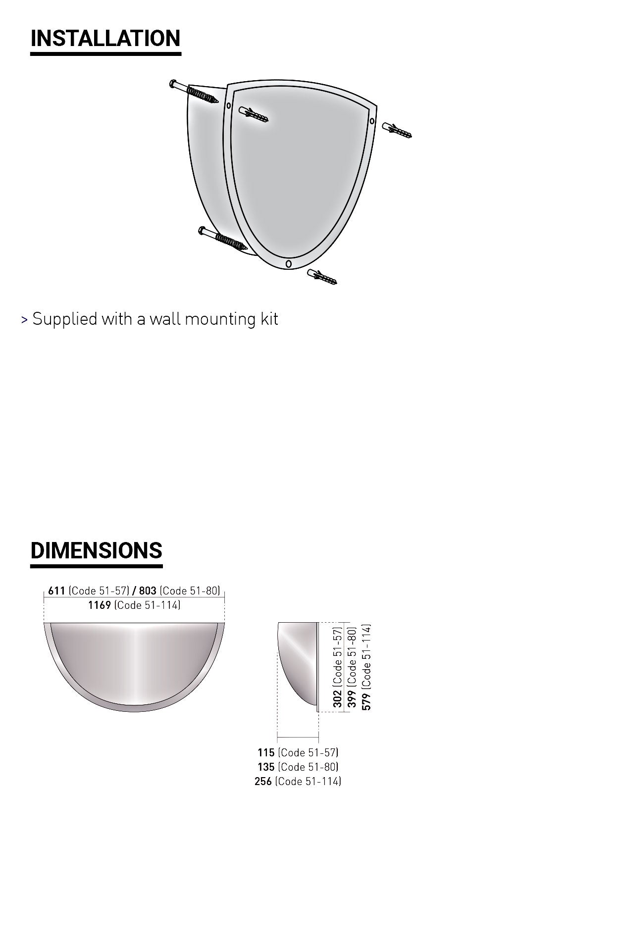 1/4 Sphere Mirrors Enhancing Traffic Control and Safety in Industrial Environments
