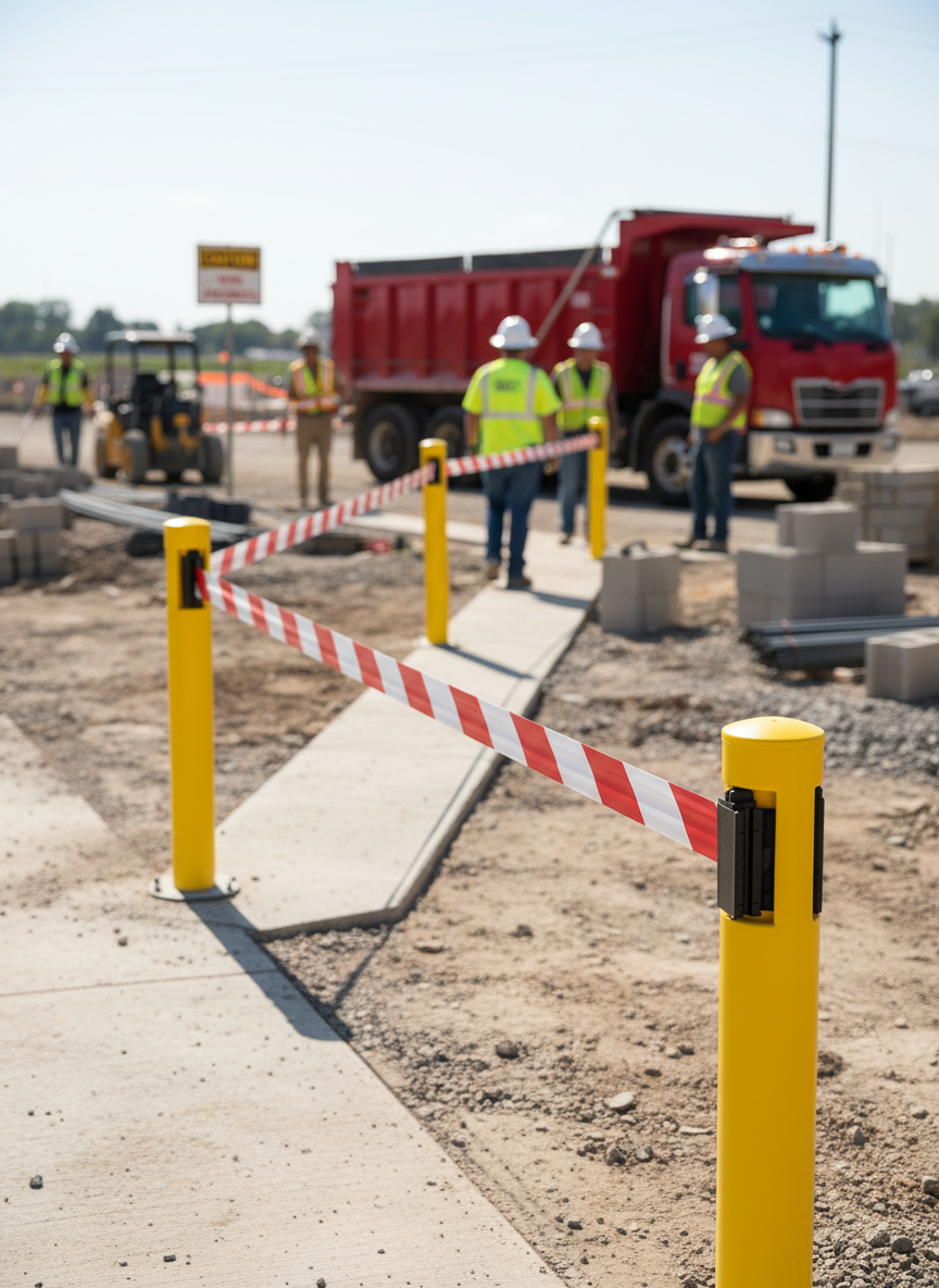 Premium Replacement Belt End for Outdoor Safety Applications - High-Visibility and Durable Design for Optimal Performance