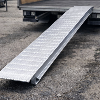 Heavy Duty Aluminium Loading Ramps – 2500x390mm – 18000kg Capacity – Industrial Use