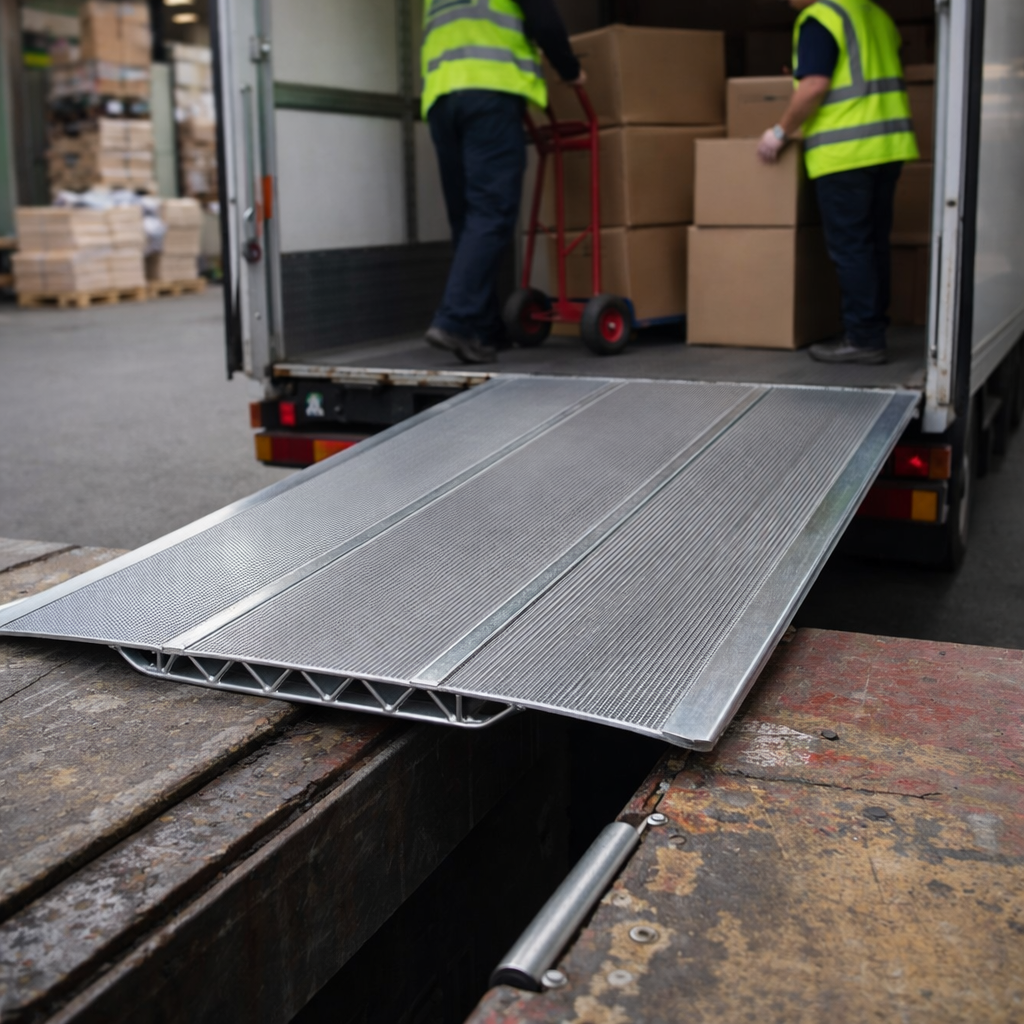 Heavy Duty Loading Bridge – 627mm x 1250mm – 3420kg Capacity – Industrial Use