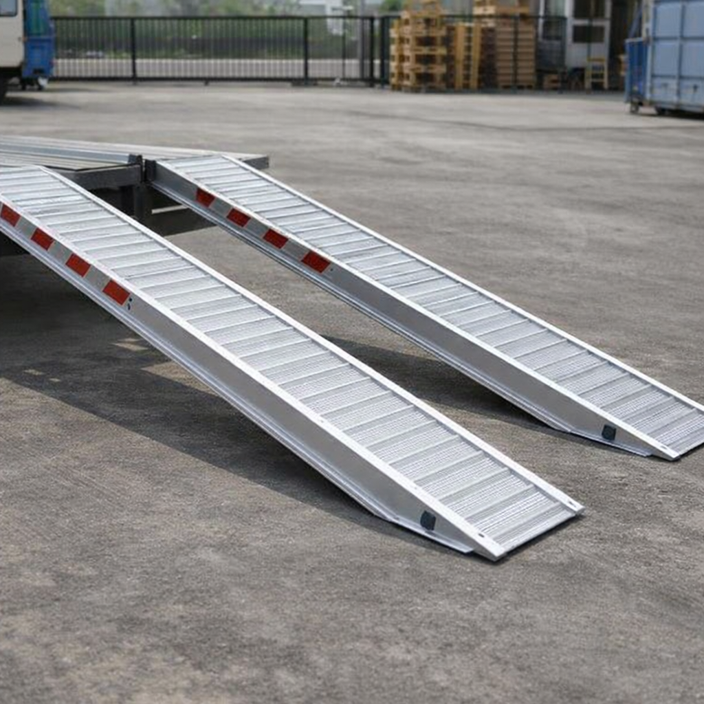 Extra Wide Aluminium Loading Ramps – 2500x460mm – 7000kg Capacity – Plant & Digger Use