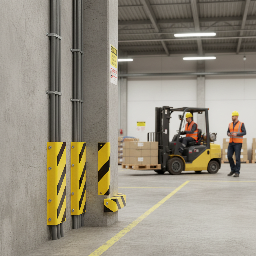 Premium Wall-Mounted Cable and Pipe Protector - Compact Design with Durable Steel Construction and Easy Installation